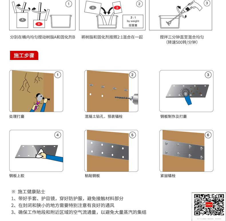 包钢柳南粘钢加固施工过程